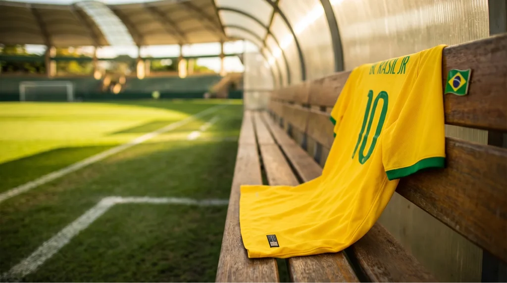 Brazil national football team in their famous yellow jersey ahead of the 2026 World Cup