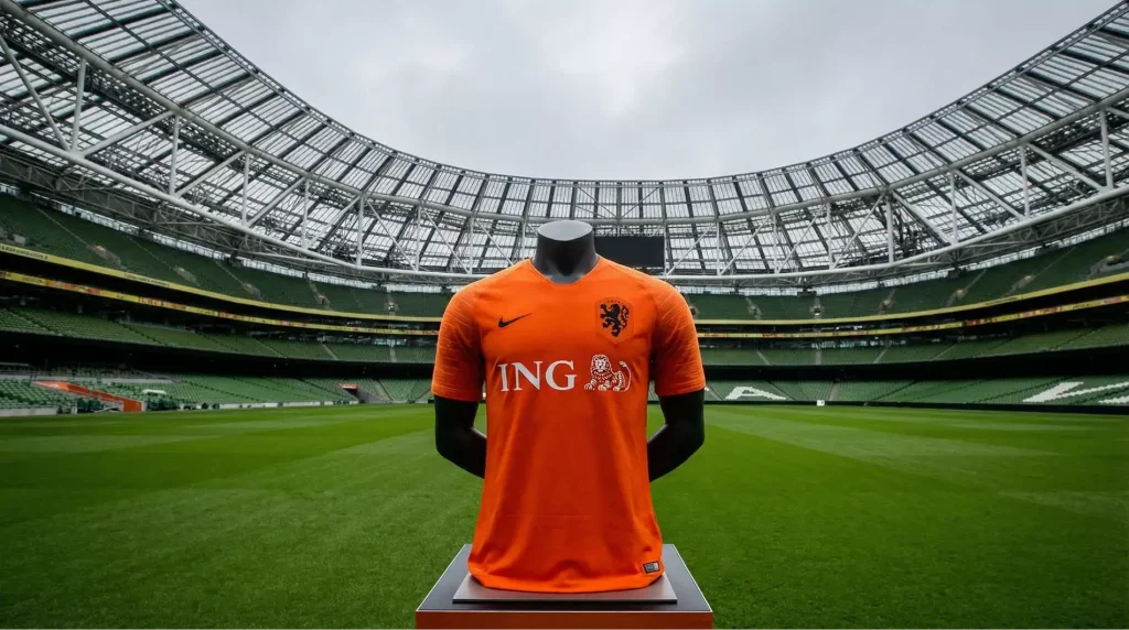 Netherlands national football team in their iconic orange kit ahead of the 2026 World Cup